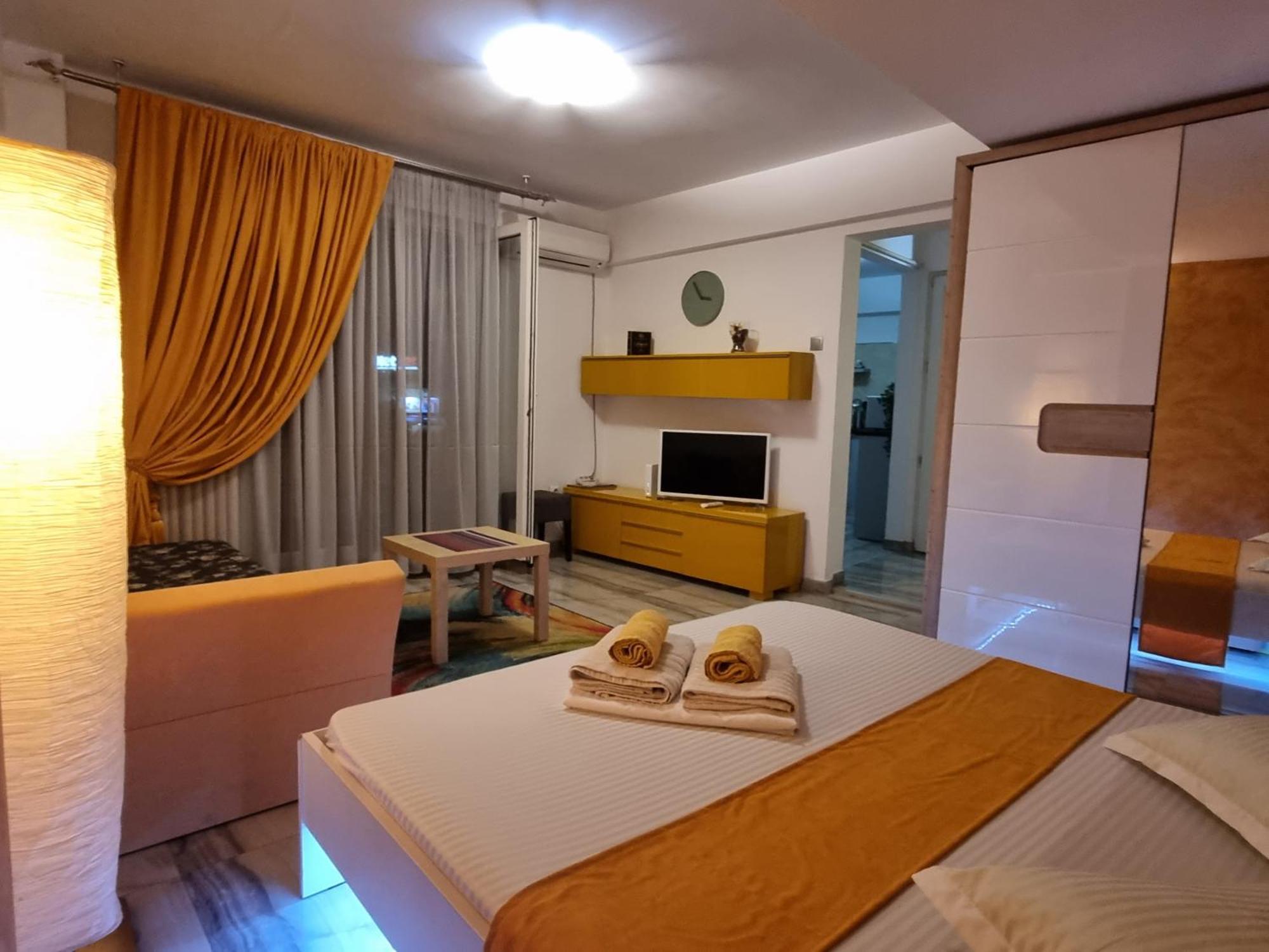 Golden Studio- Panoramic View With Terrace ブカレスト エクステリア 写真