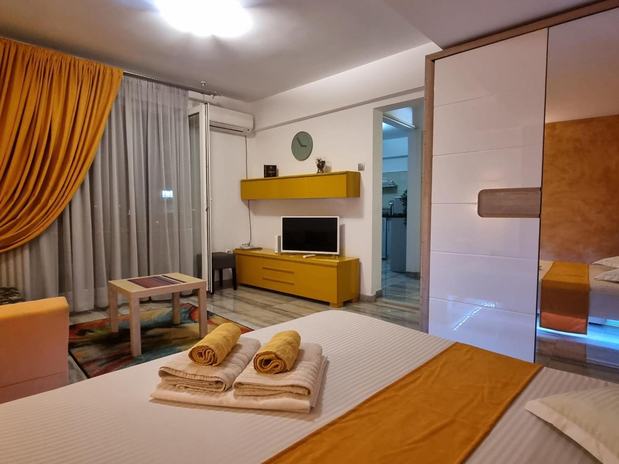 Golden Studio- Panoramic View With Terrace ブカレスト エクステリア 写真